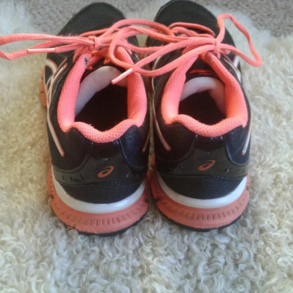 Asics Black & Pink Gel Flash Running Sneakers